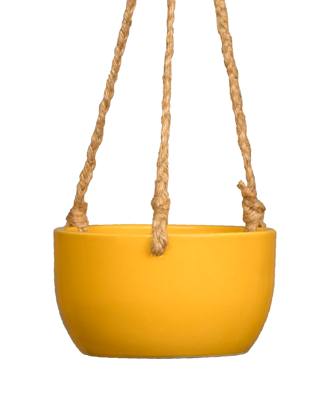 HANGING NEST (Round Hanging Planter- Yellow)